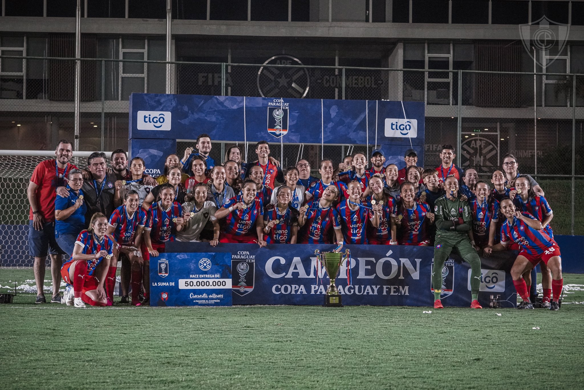 Cerro, campeón de la Copa Paraguay FEM